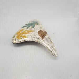 Vintage California Art Pottery Dish, Boomerang Bowl Mid Century Modern